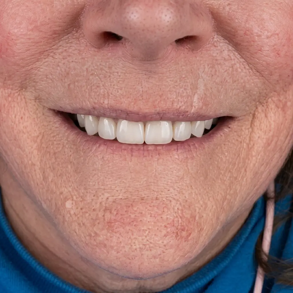After — full arch
